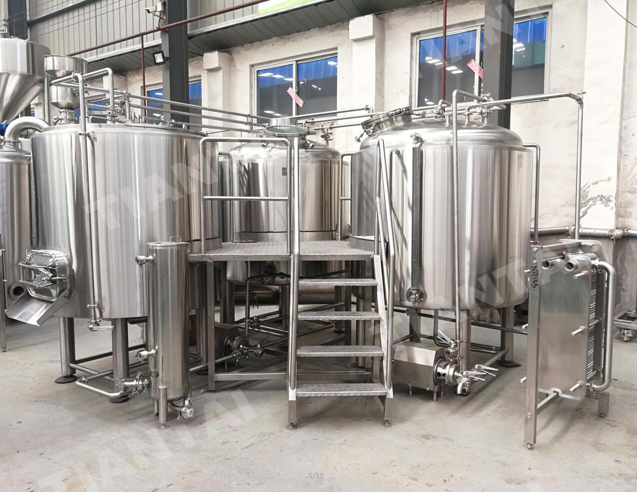 <b>10bbl triangle beer brewhouse with flat</b>